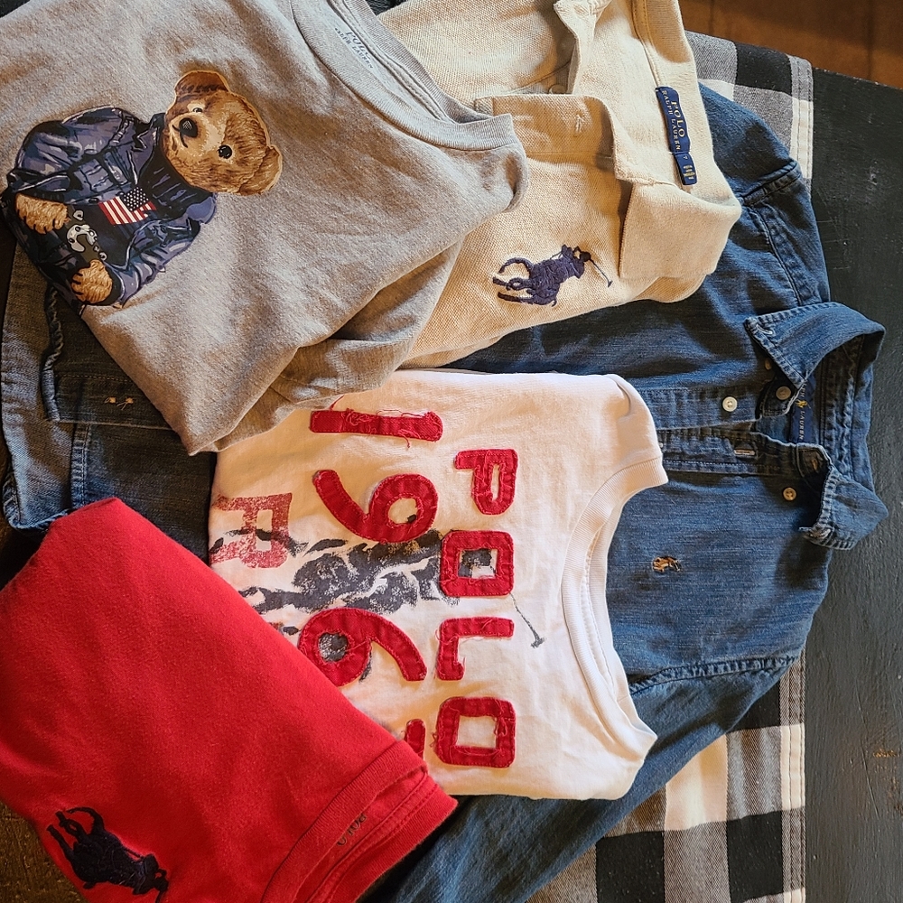 Ralph Lauren size 7 boy tops